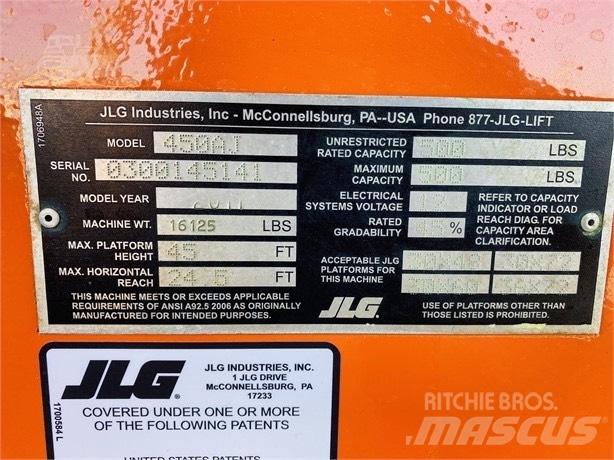 JLG 450 AJ II Zglobne podizne platforme