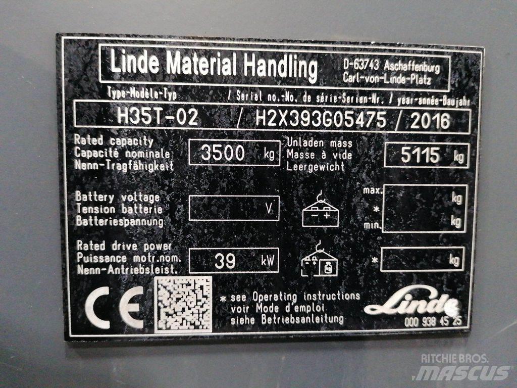 Linde H35T-02 Plinski viljuškari