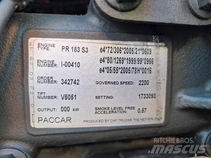 Paccar PR 183 S3 Ostale kargo komponente
