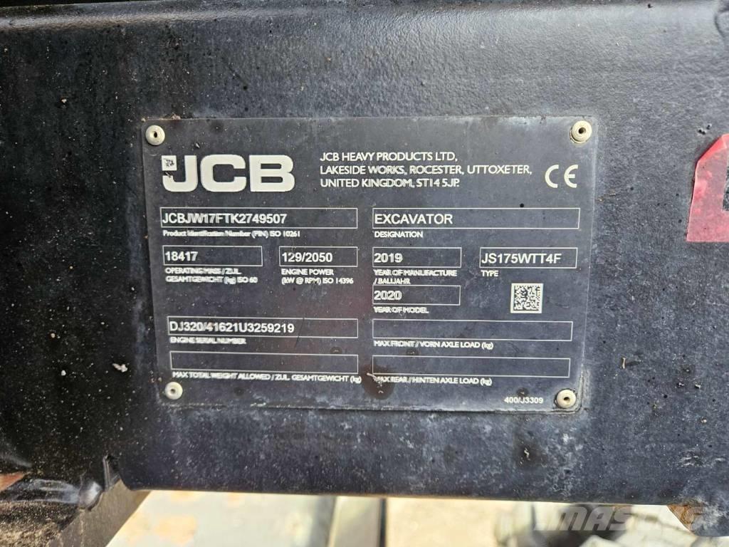 JCB JS 175 W Bageri točkaši