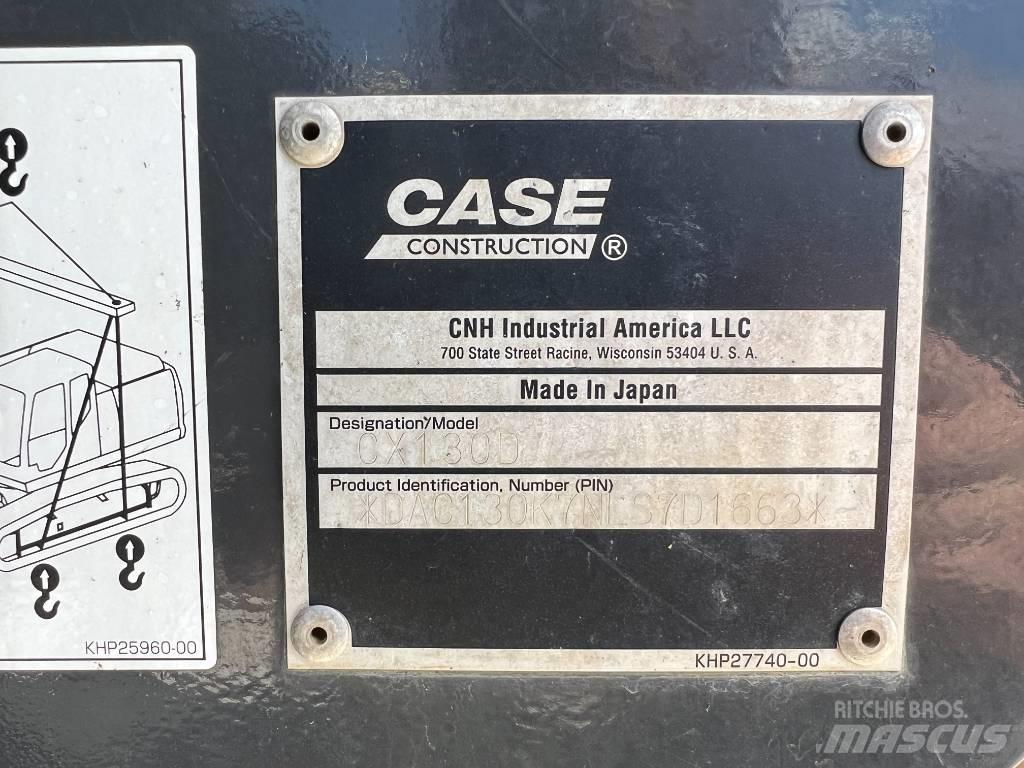 CASE CX 130 D Bageri guseničari
