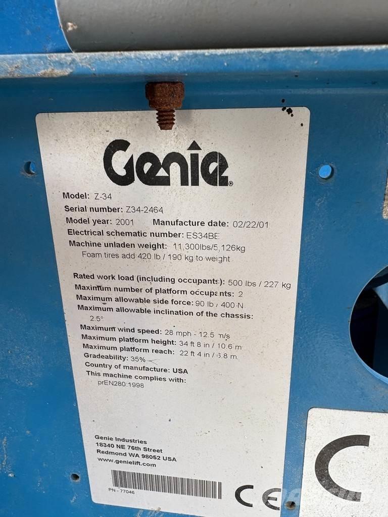 Genie Z34-22 Teleskopske podizne platforme