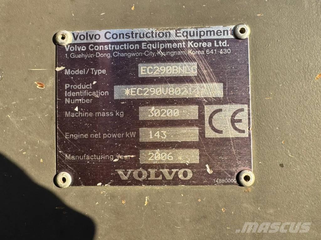 Volvo EC 290 B N LC Bageri guseničari