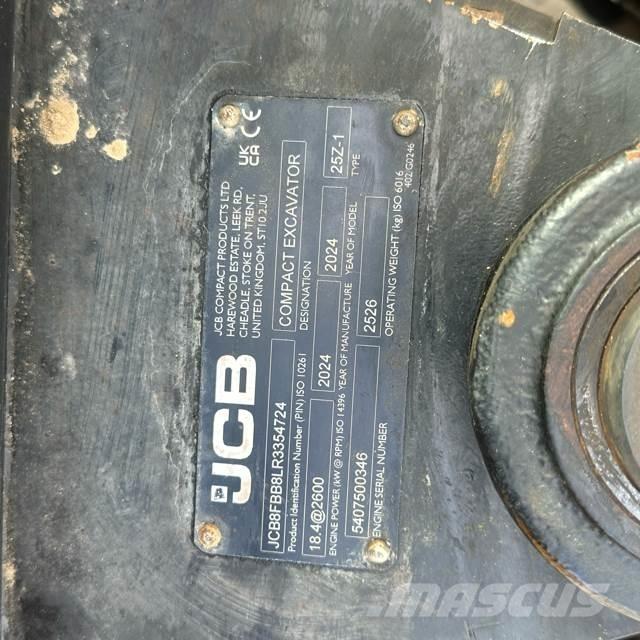 JCB 25Z-1 Mini bageri < 7t