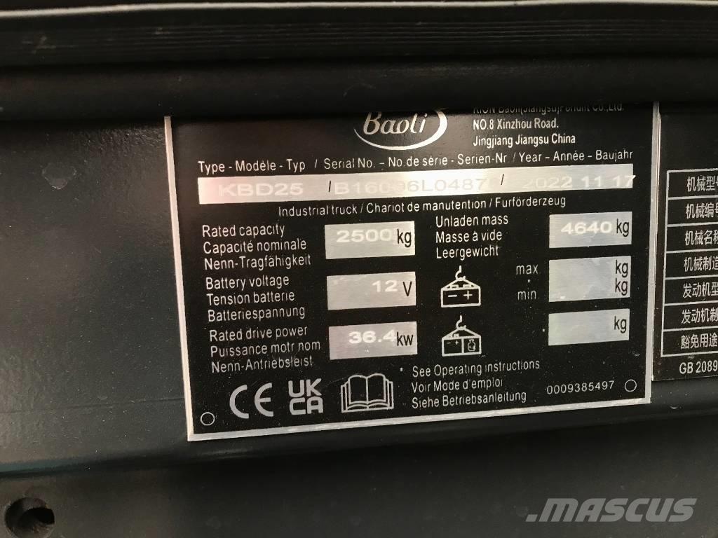 Baoli KBD 25 Dizelski viljuškari