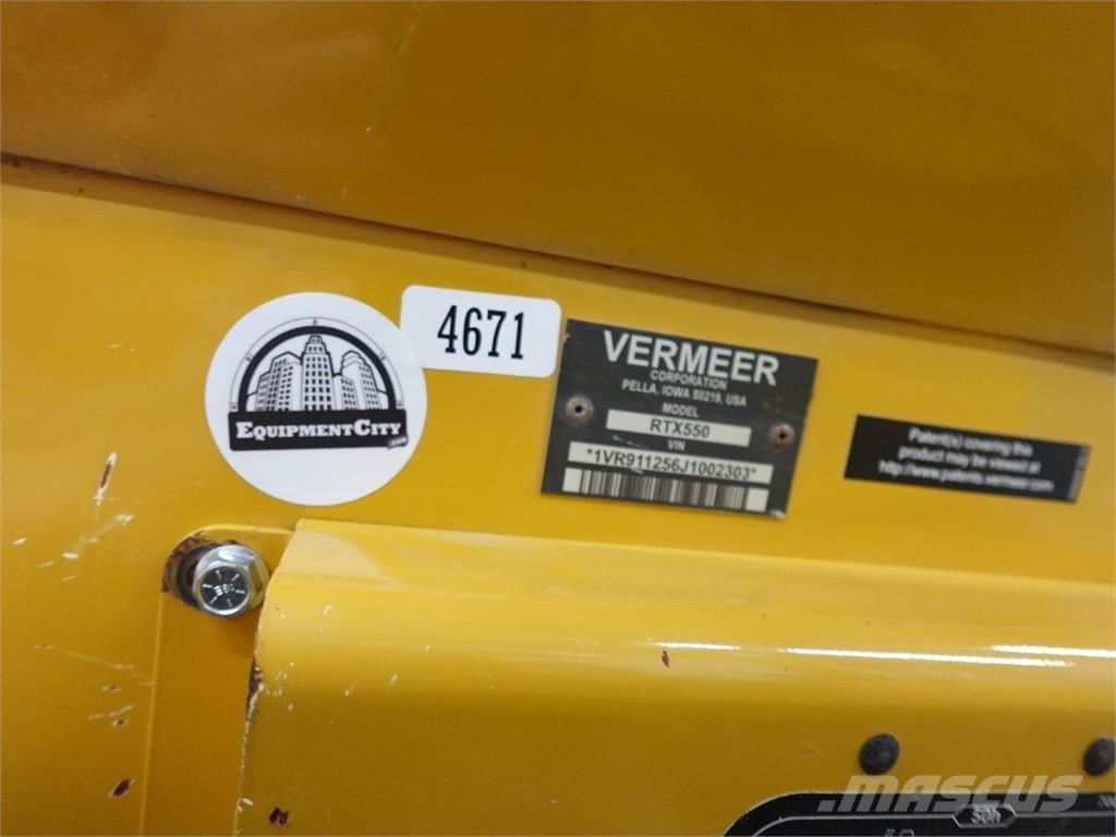 Vermeer RTX550 Rovokopači freze za kanale Trenčeri