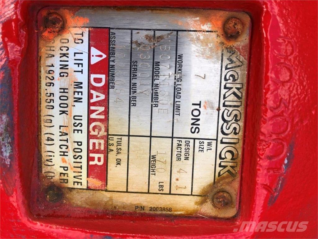  McKissick Delovi i oprema za kran