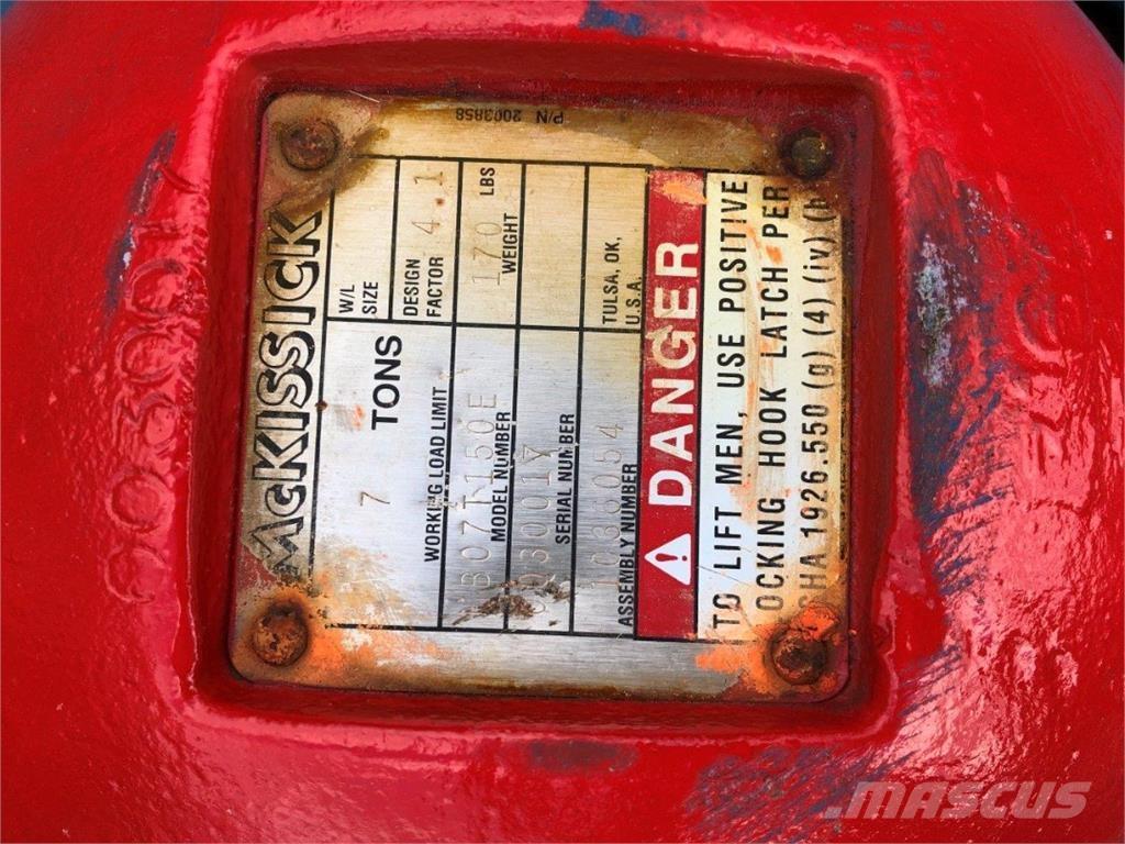  McKissick Delovi i oprema za kran