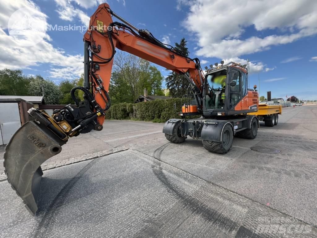 Doosan DX 160 W Bageri točkaši