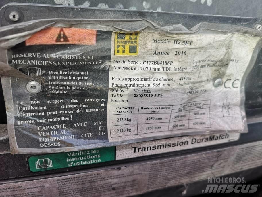 Hyster H 2.5 FT LPG Plinski viljuškari
