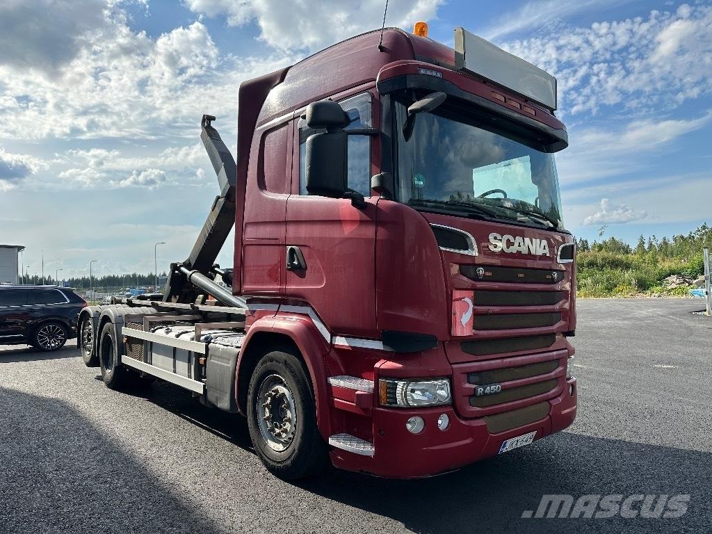 Scania R450 6x2*4 Rol kiper kamioni sa kukom za podizanje tereta