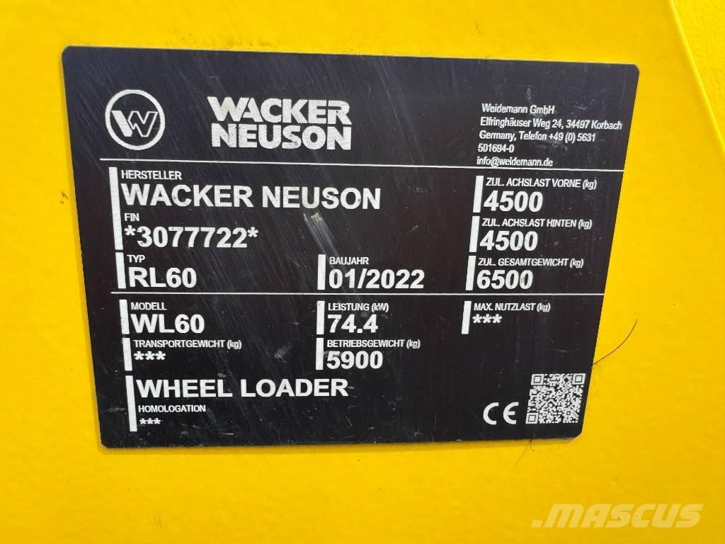 Wacker Neuson WL60 Utovarivači na točkove