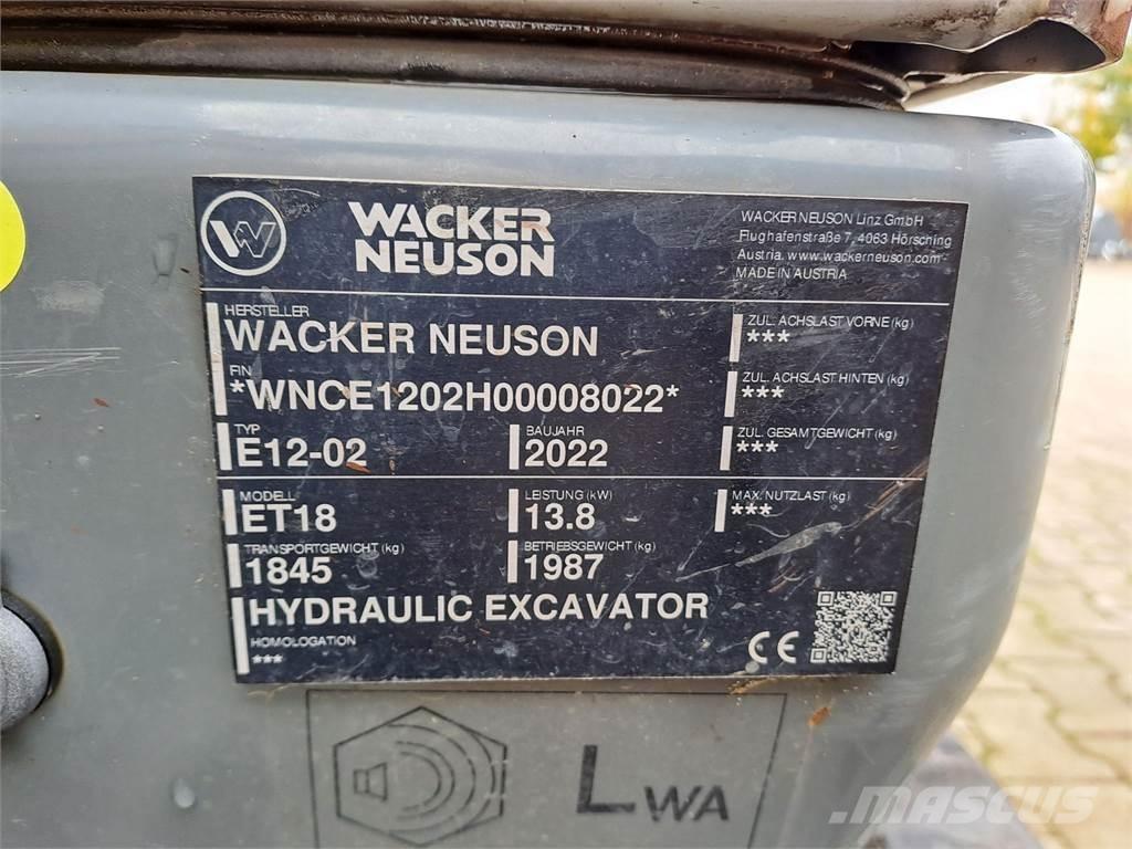 Wacker Neuson ET18 Bageri guseničari