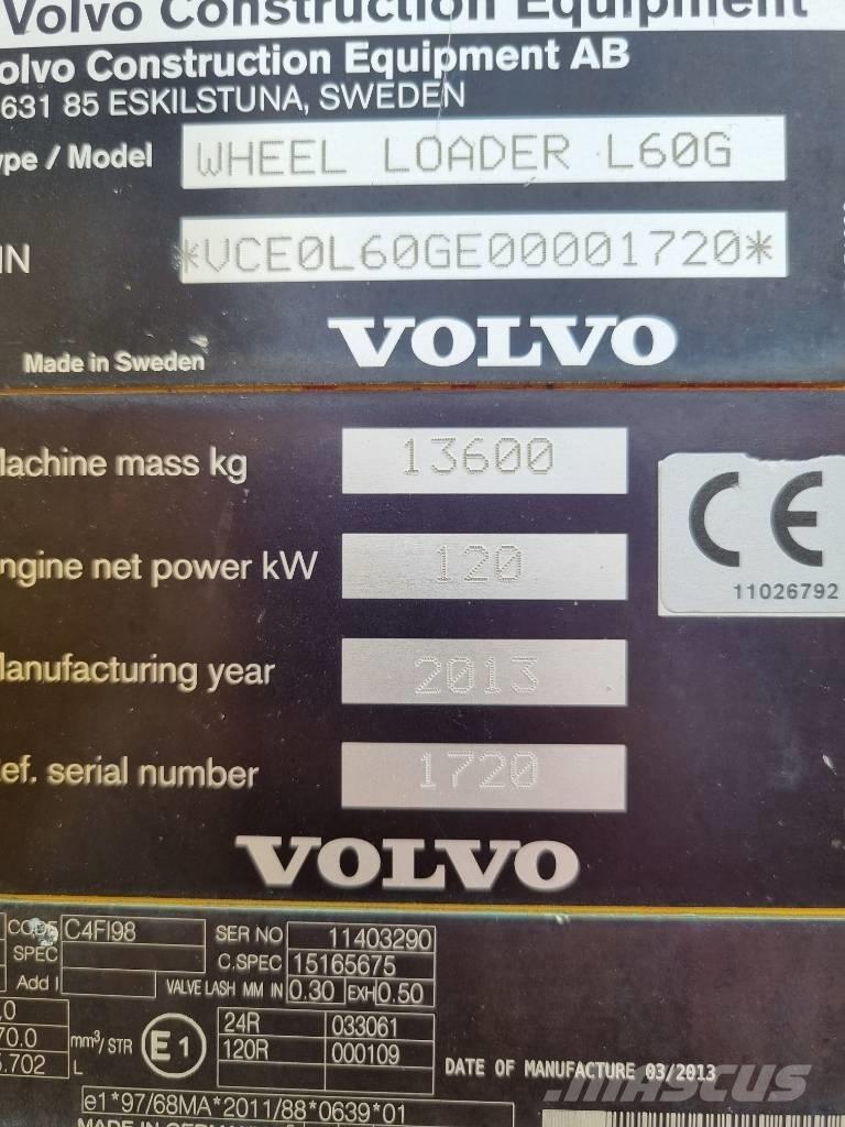 Volvo L 60 G Utovarivači na točkove
