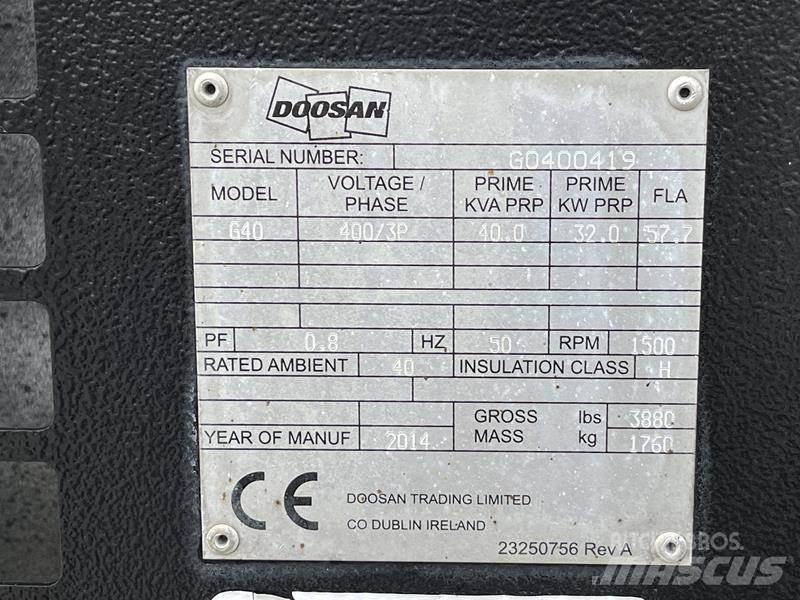 Doosan G 40 Dizel generatori