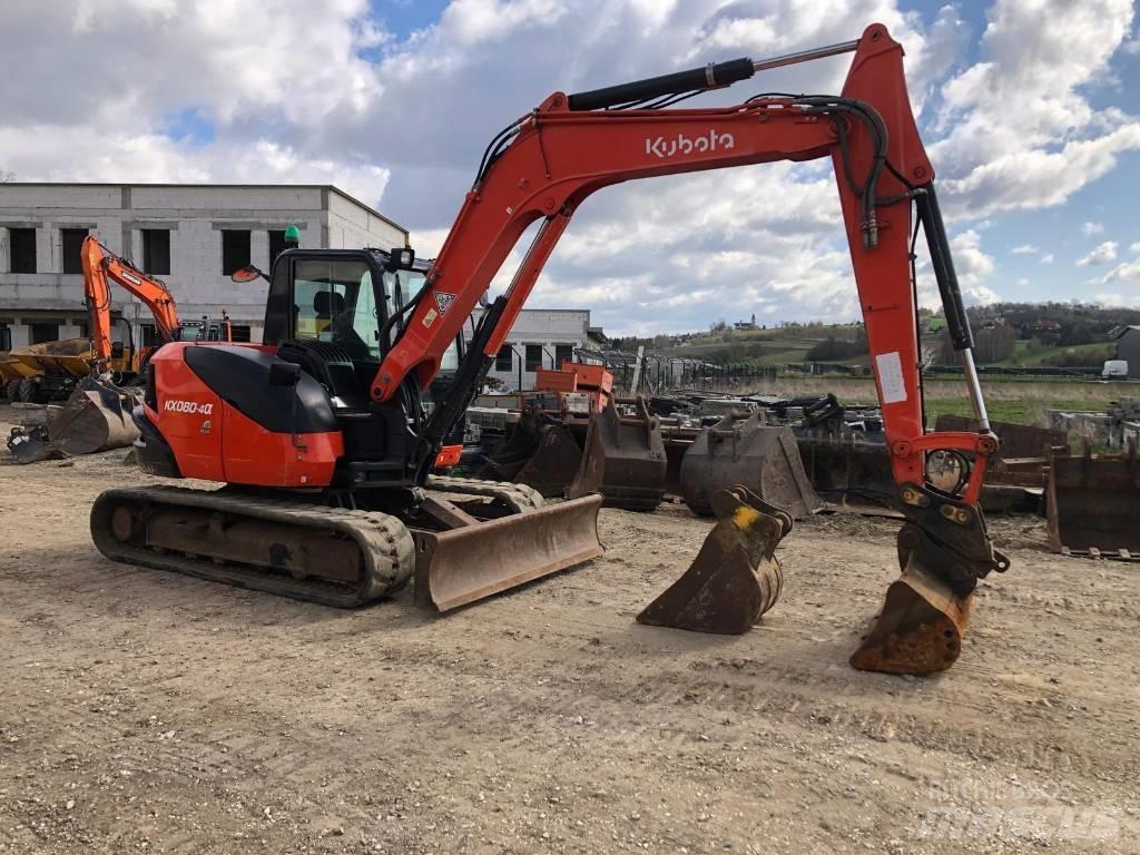 Kubota KX 080-4 Bageri guseničari