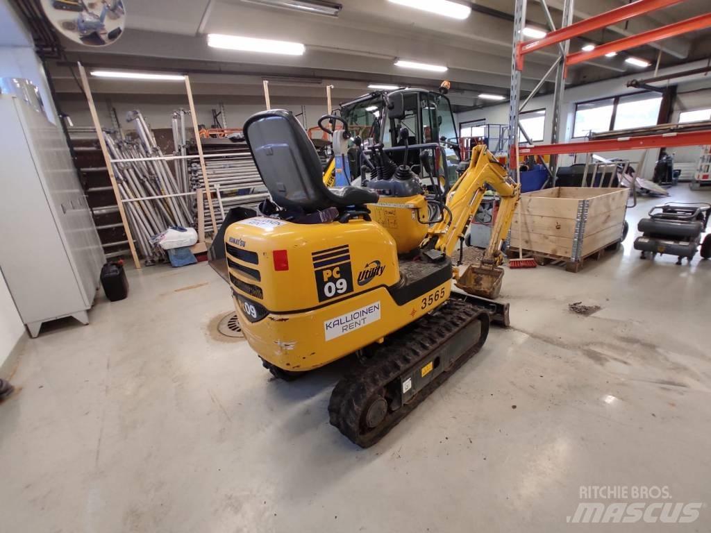 Komatsu PC 09-1 Mini bageri < 7t