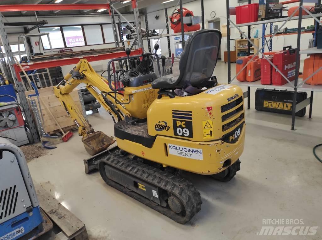 Komatsu PC 09-1 Mini bageri < 7t