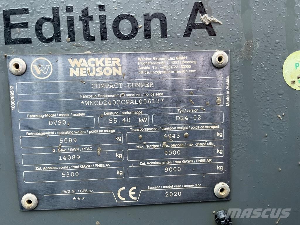 Wacker Neuson DV 90 Damperi za gradilište