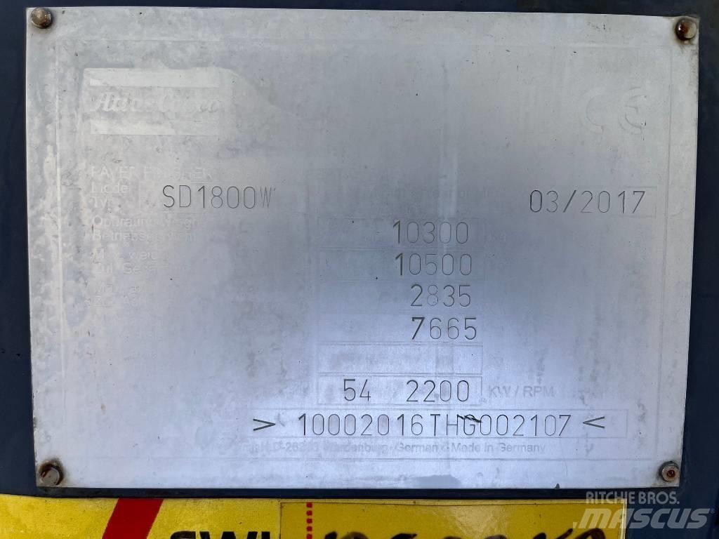 Dynapac SD 1800 W Asfaltni finišeri