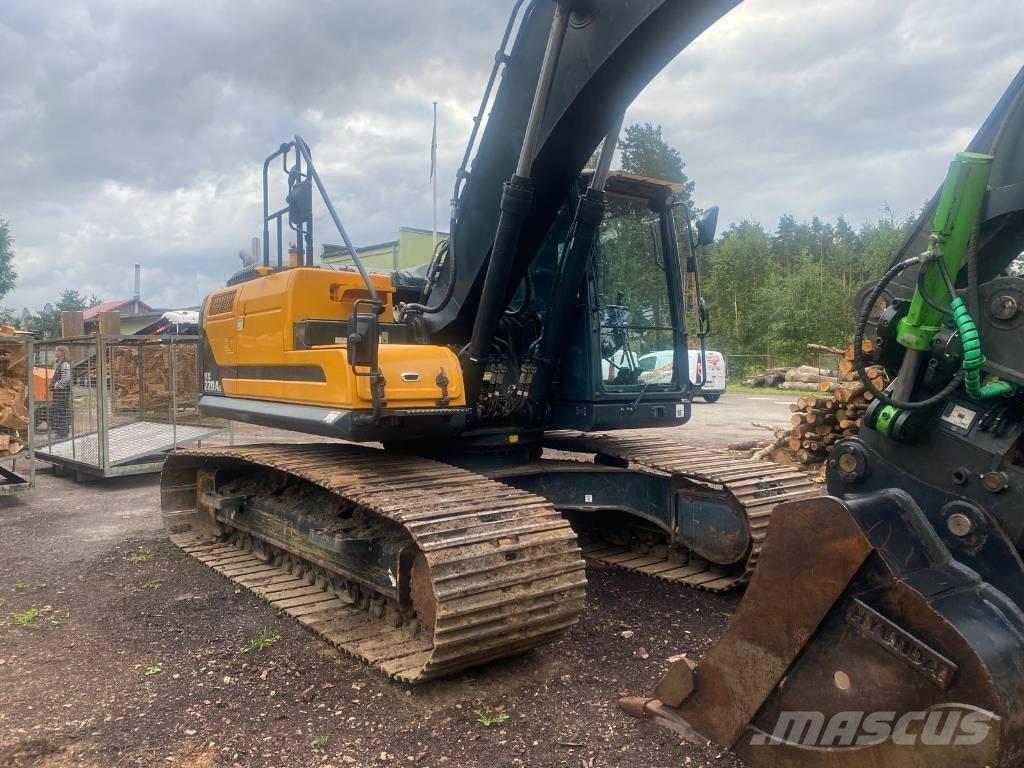 Hyundai HX 220 AL Bageri guseničari