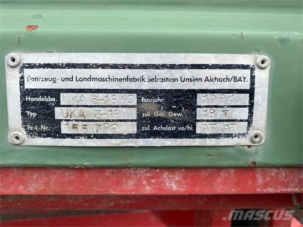 Unsinn UKA3-18/60 Kiperi prikolice