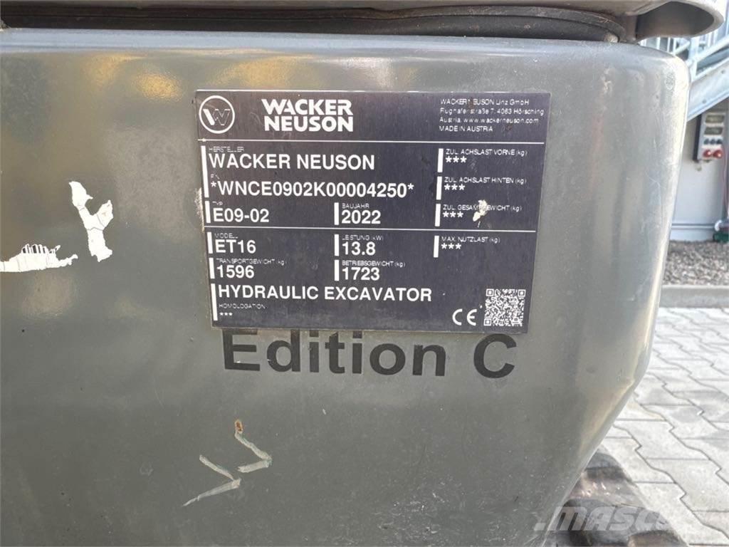 Wacker Neuson ET16 Bageri guseničari
