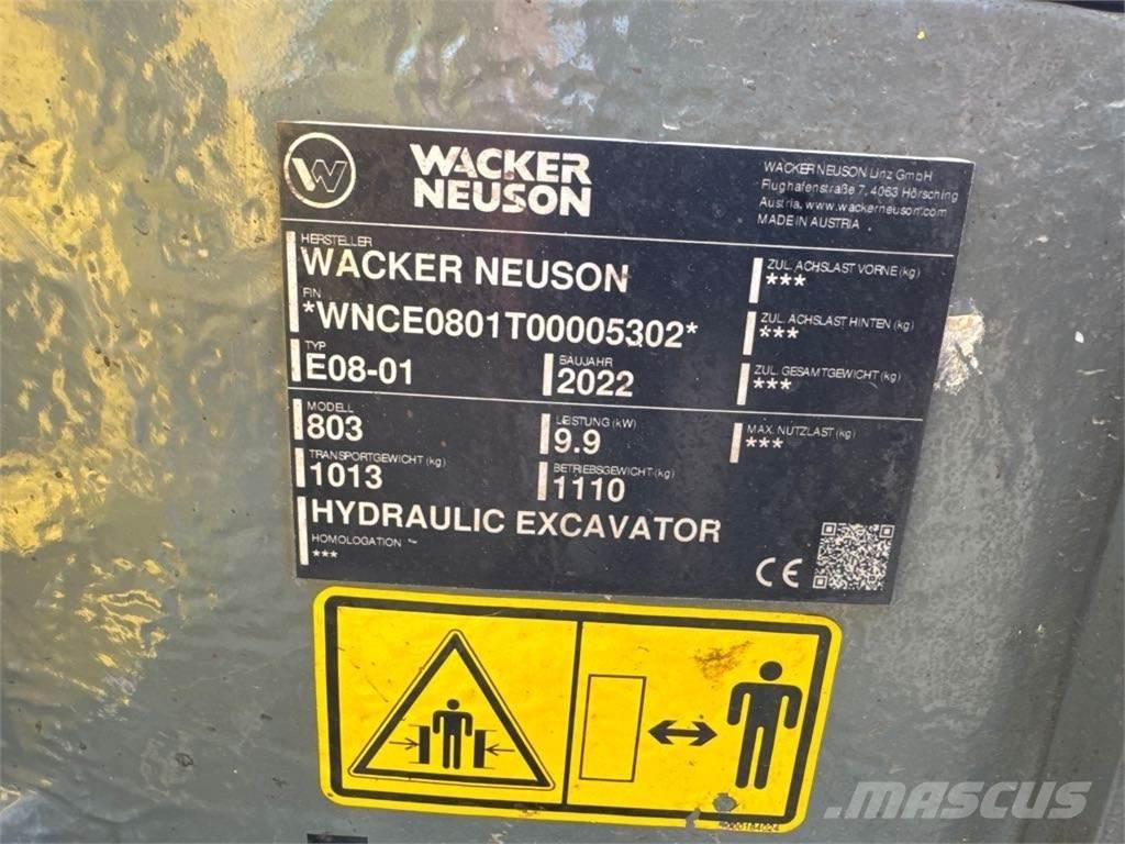 Wacker Neuson 803 Bageri guseničari