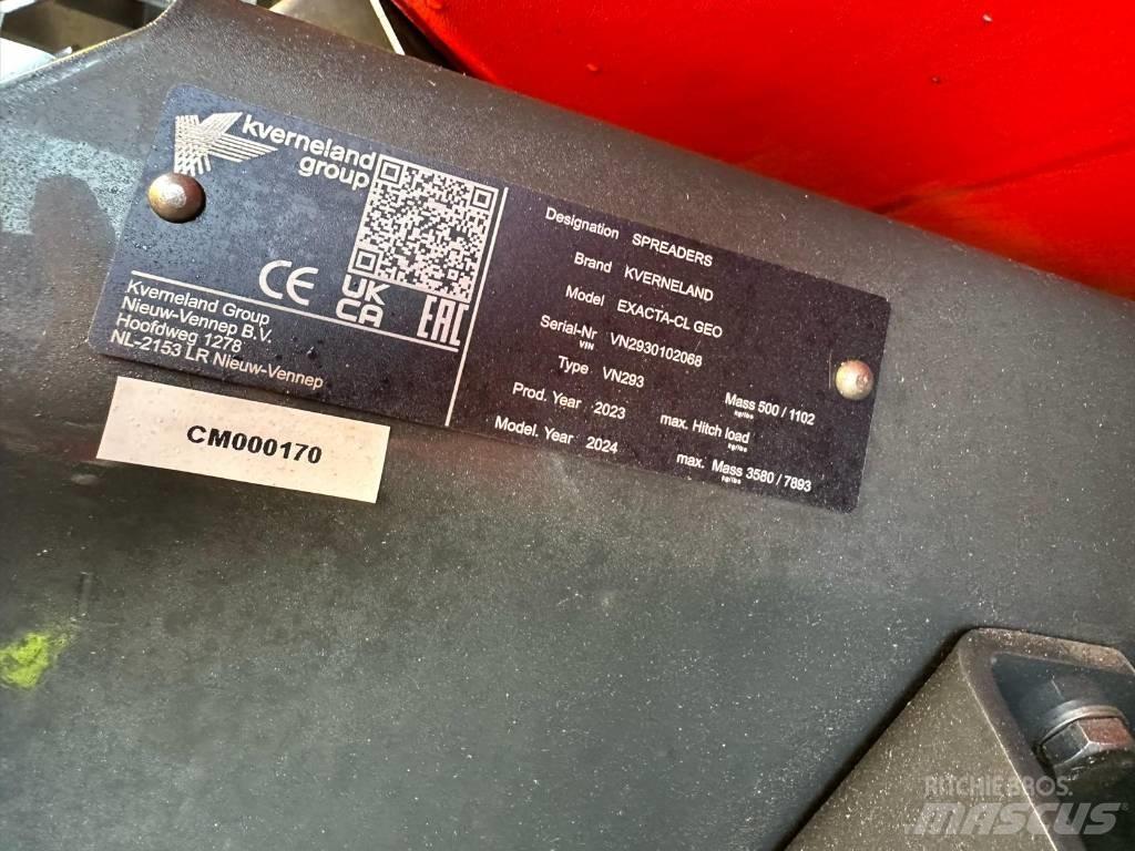 Kverneland CL 1300 Rasturači mineralnog đubriva