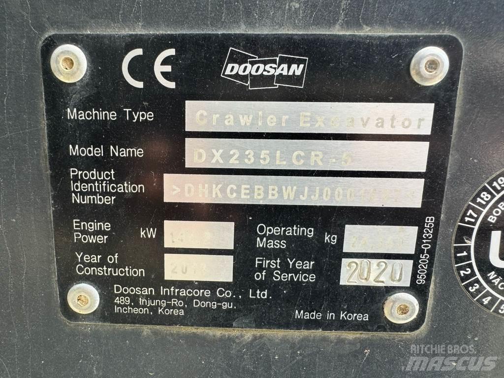 Doosan DX235LCR-5 Bageri guseničari