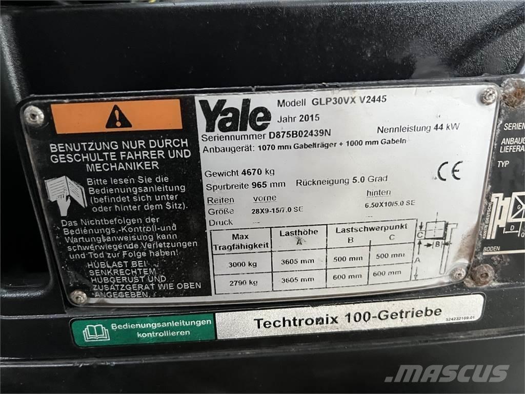 Yale GLP30VXV2445 Plinski viljuškari