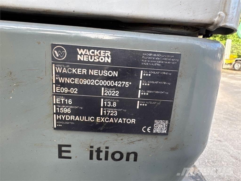 Wacker Neuson ET16 Bageri guseničari