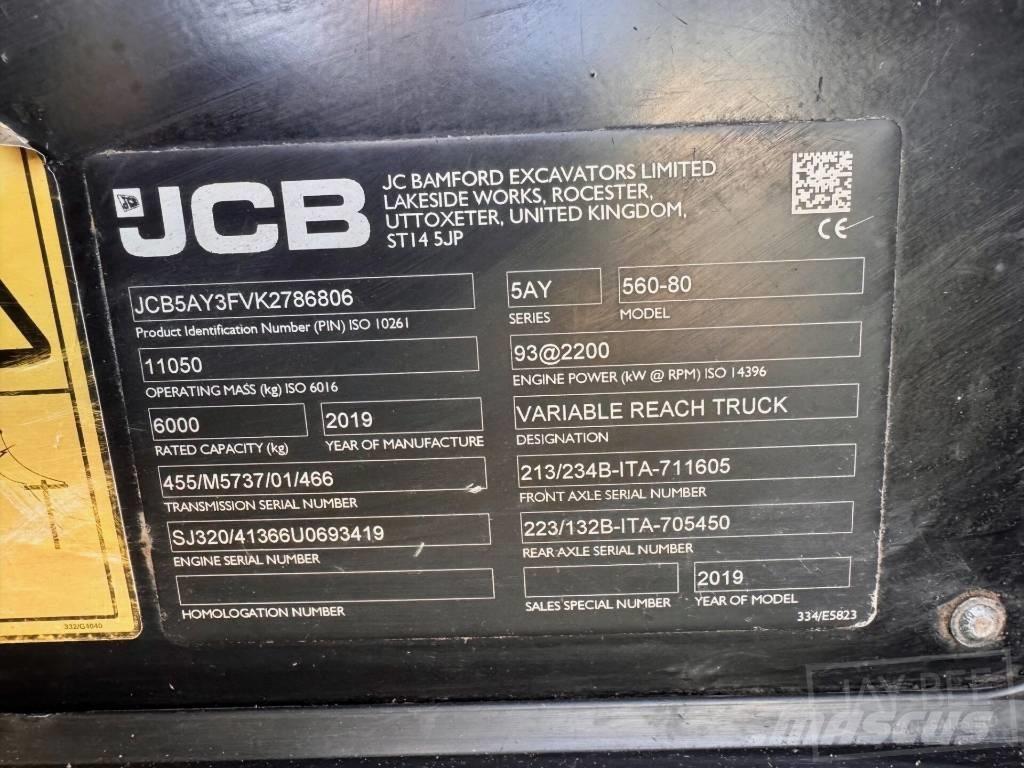 JCB 560-80 Teleskopski viljuškari