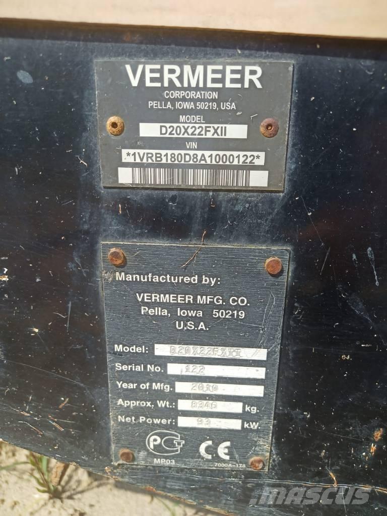 Vermeer 20x22SII Oprema za horizontalno usmereno bušenje