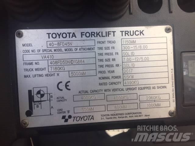 Toyota 40-8FD45N Dizelski viljuškari