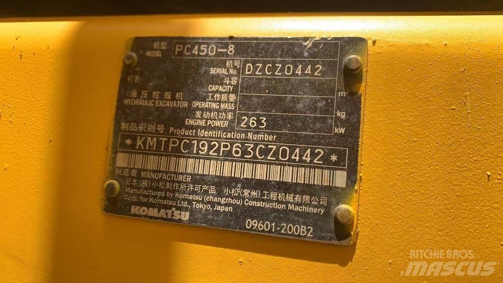 Komatsu PC450 Bageri guseničari