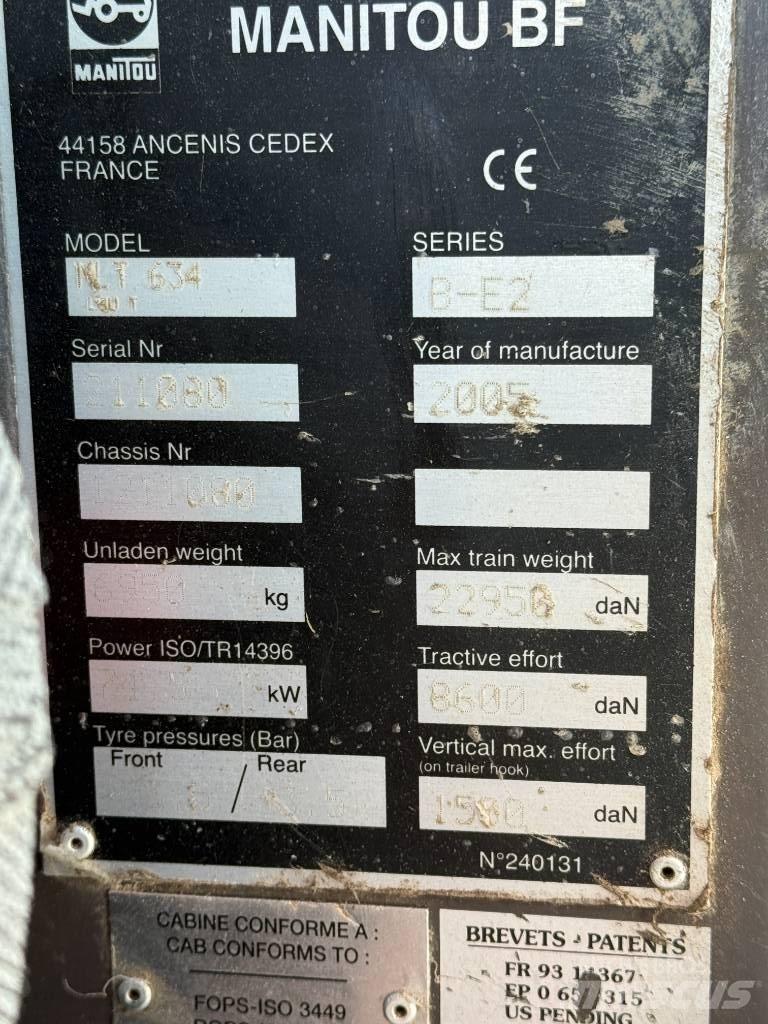 Manitou MLT 634-120 Teleskopski viljuškari