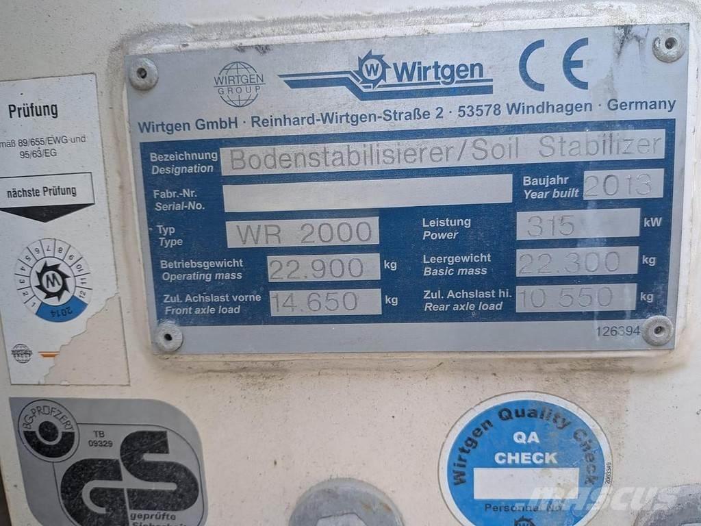 Wirtgen WR2000 Mašine za reciklažu asfalta