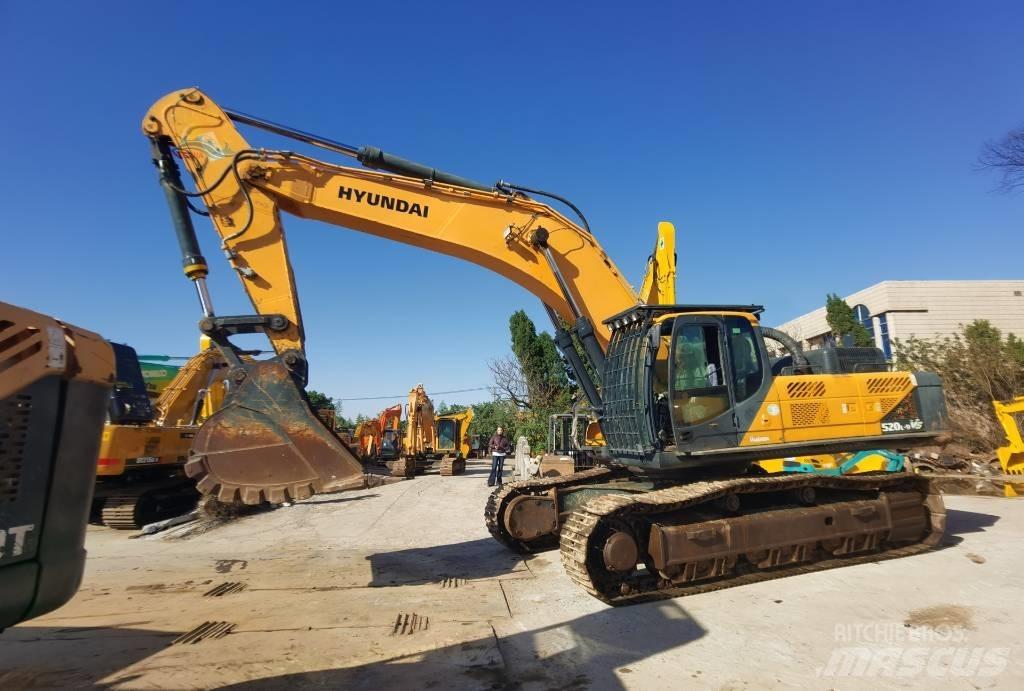 Hyundai 520L-9 VS Bageri guseničari
