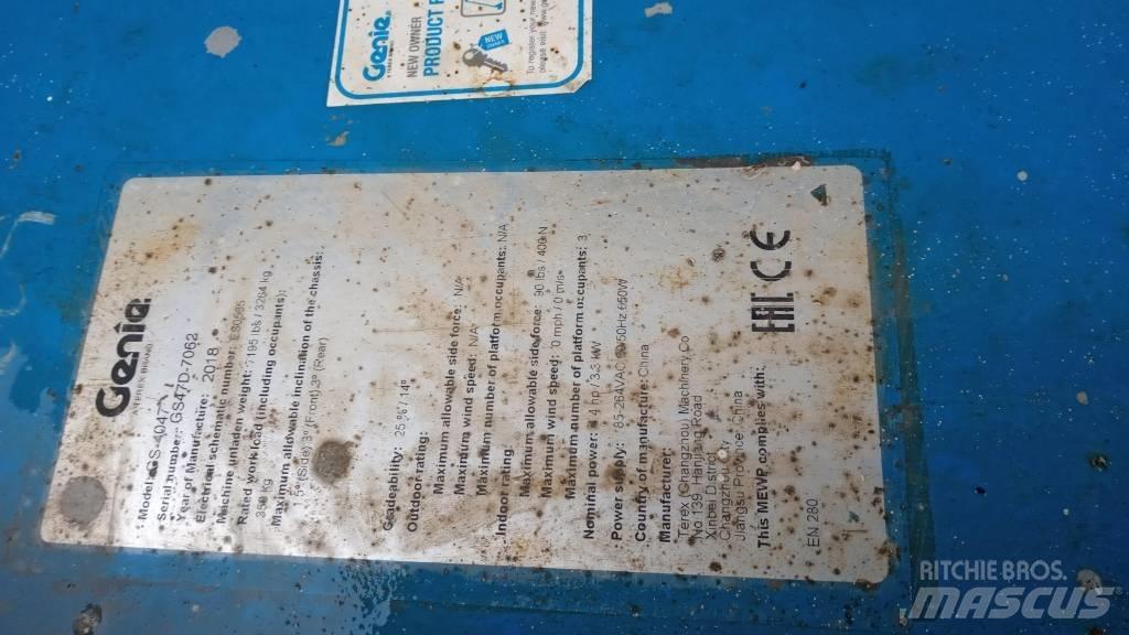 Genie GS4047 Makazaste platforme