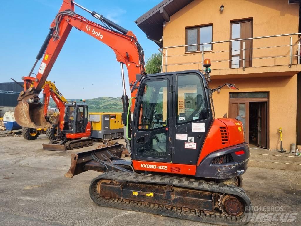 Kubota KX 80-4 Midi bageri 7t – 12t