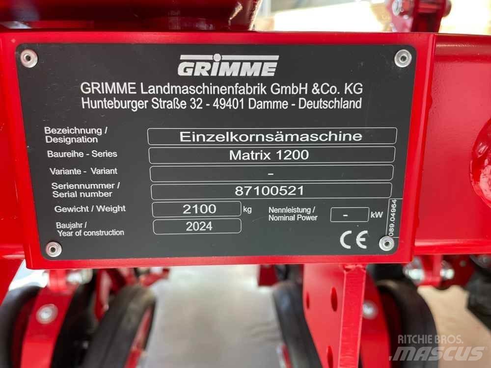 Grimme MATRIX 1200 Ostale poljoprivredne mašine