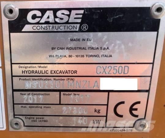 CASE CX250D Bageri guseničari