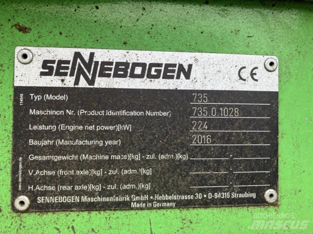 Sennebogen 735E Bageri za prenos primarnih/sekundarnih sirovina