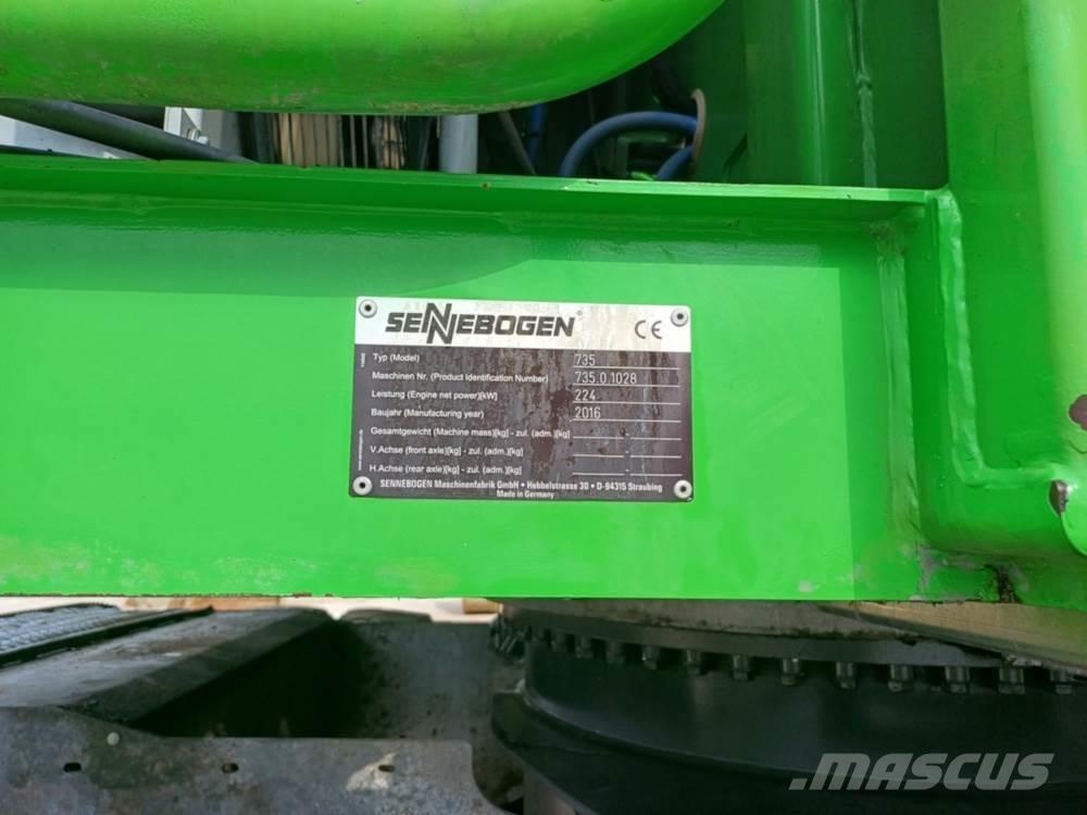 Sennebogen 735E Bageri za prenos primarnih/sekundarnih sirovina