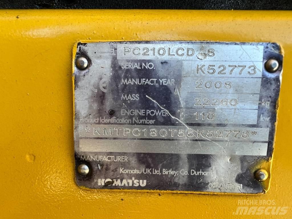 Komatsu PC 210 LCD-8 Bageri guseničari