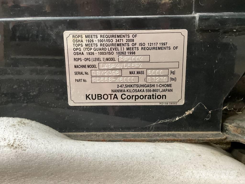Kubota U 48-4 / U 55-4 Kabine i unutrašnjost