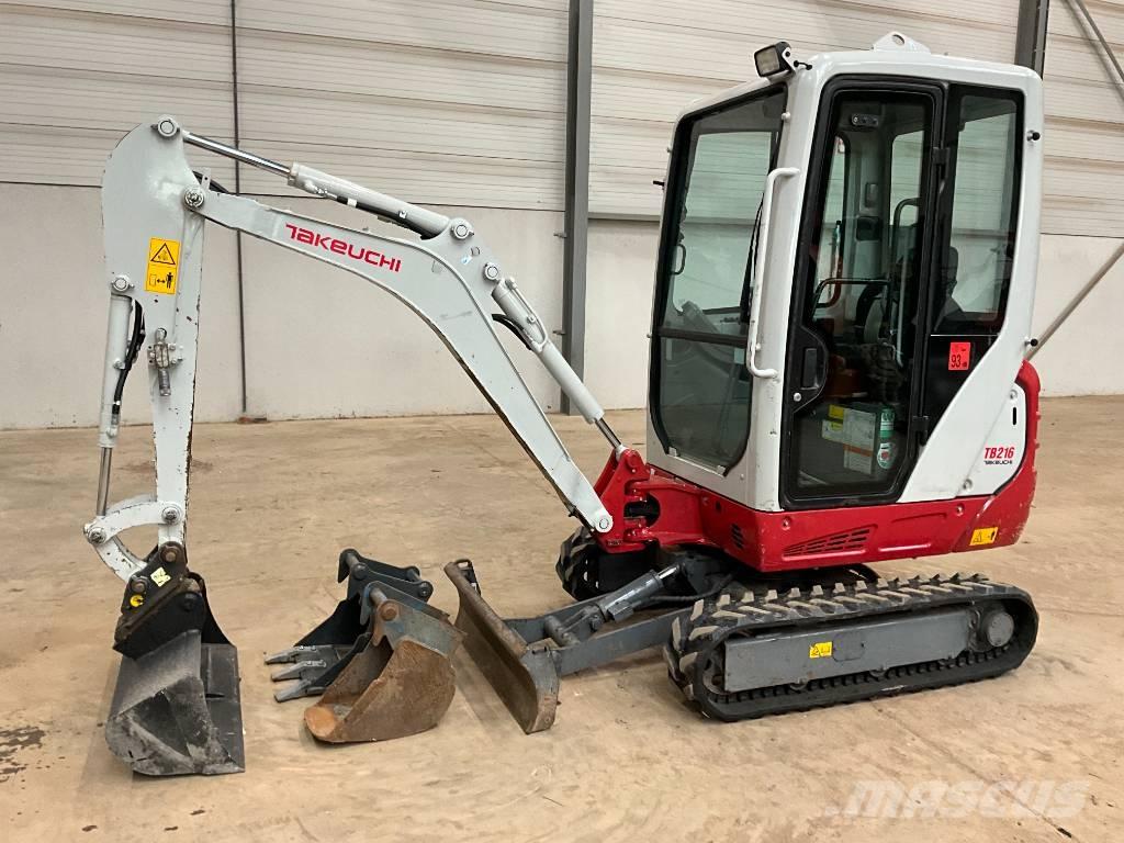 Takeuchi TB 216 Mini bageri < 7t