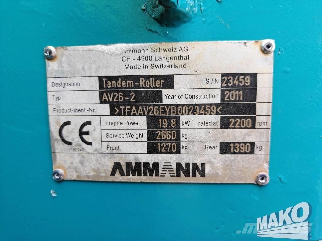 Ammann AV 26-2 Valjci sa duplim bubnjem