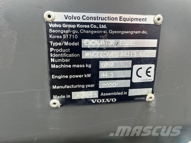 Volvo EC 60 E Mini bageri < 7t